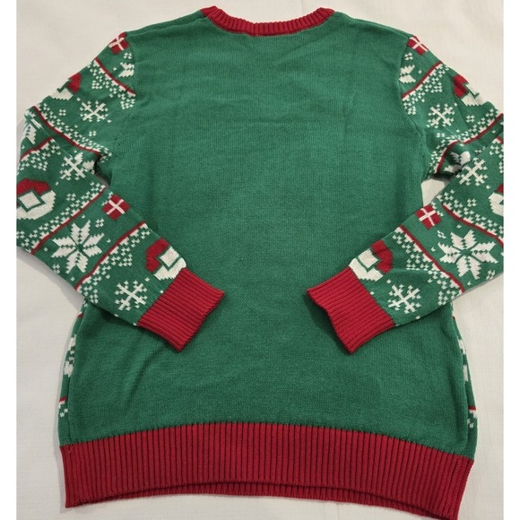 NWOT Pokemon Christmas Sweater Featuring Pikachu Boy's XL (14-16) - Picture 5 of 7